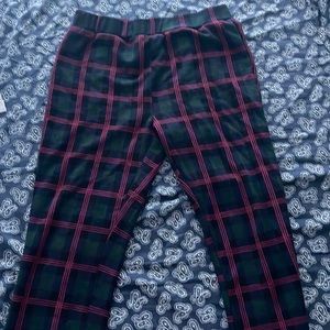 Checker pants